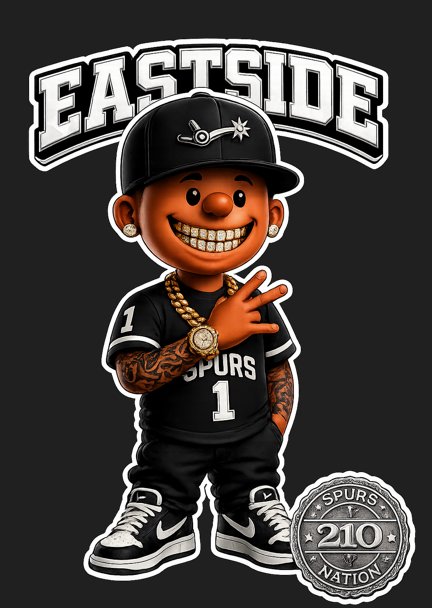 Adult Short sleeve Eastside Spurs Nation Tshirt