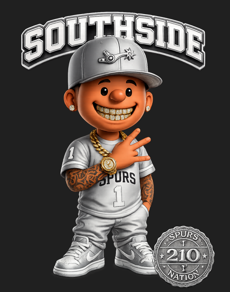 Adult Short sleeve SOUTHSIDE Spurs T-shirt