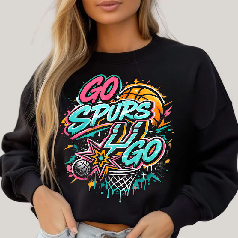 Adult Short sleeve "Go Spurs Go" T-shirt